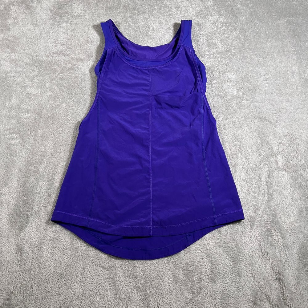 Lululemon Run For Your Money Tank Top Size 6 Purple Bruised‎ Berry Yoga Athletic